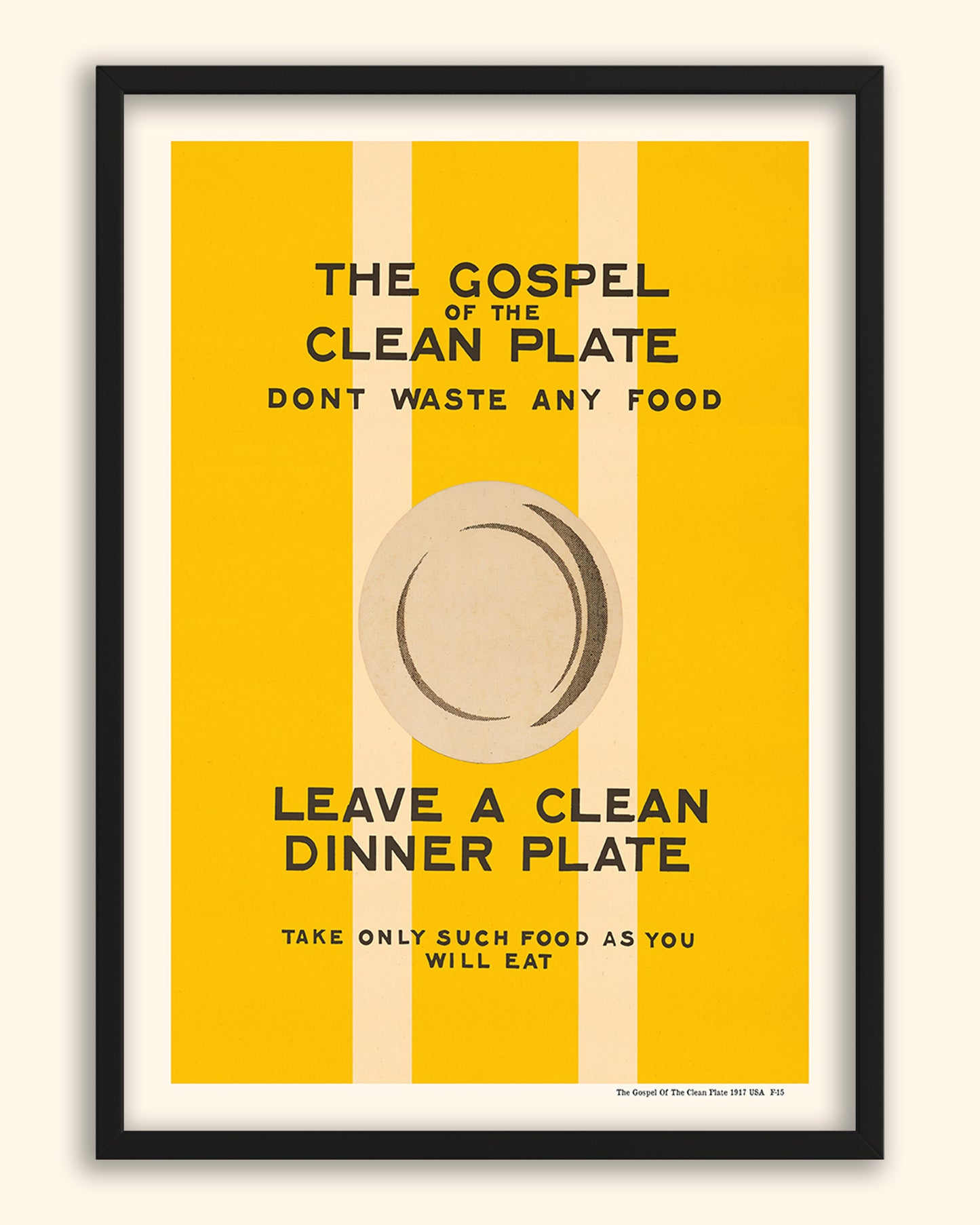 The Gospel of the Clean Plate 1917 | USA