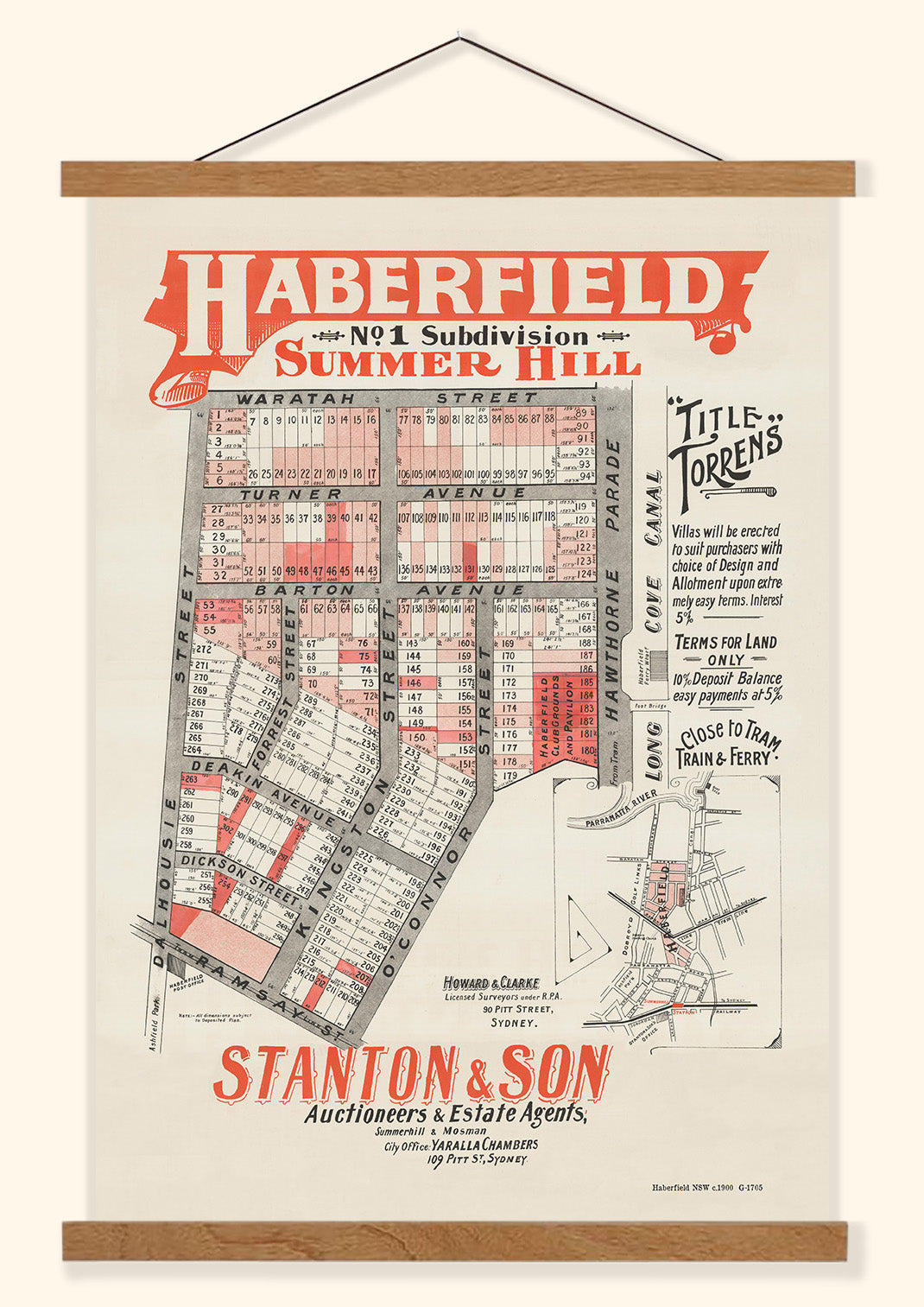 Haberfield NSW - Subdivision c.1900 | Australia