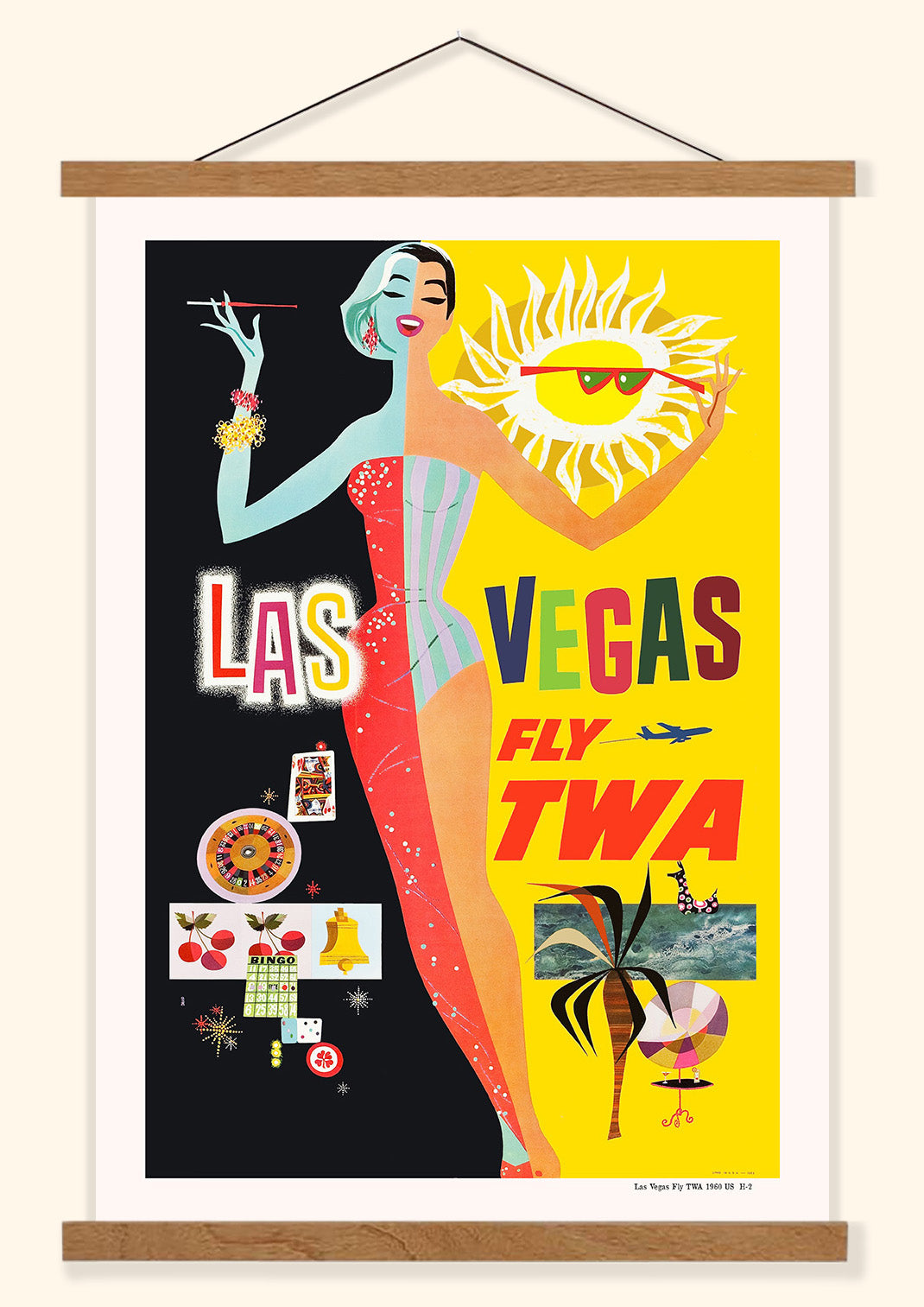 Las Vegas Fly TWA 1960 | USA