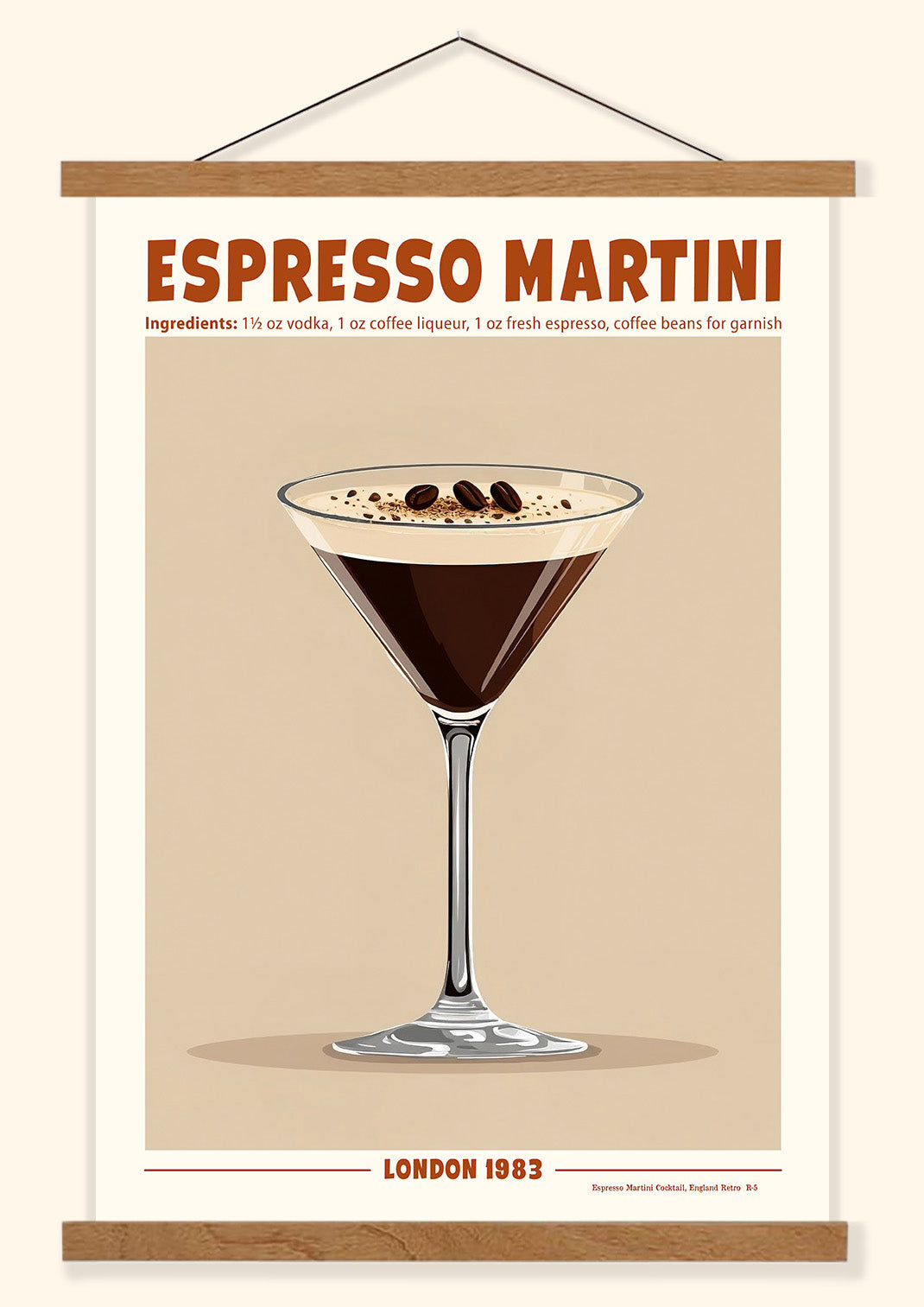 Espresso Martini Cocktail (Retro) | England