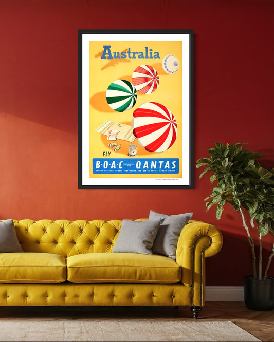Fly B.O.A.C. & Qantas 1950s | Australia