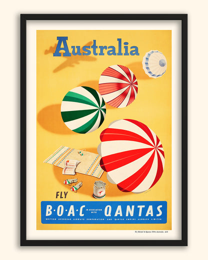 Fly B.O.A.C & Qantas 1950s | Australia