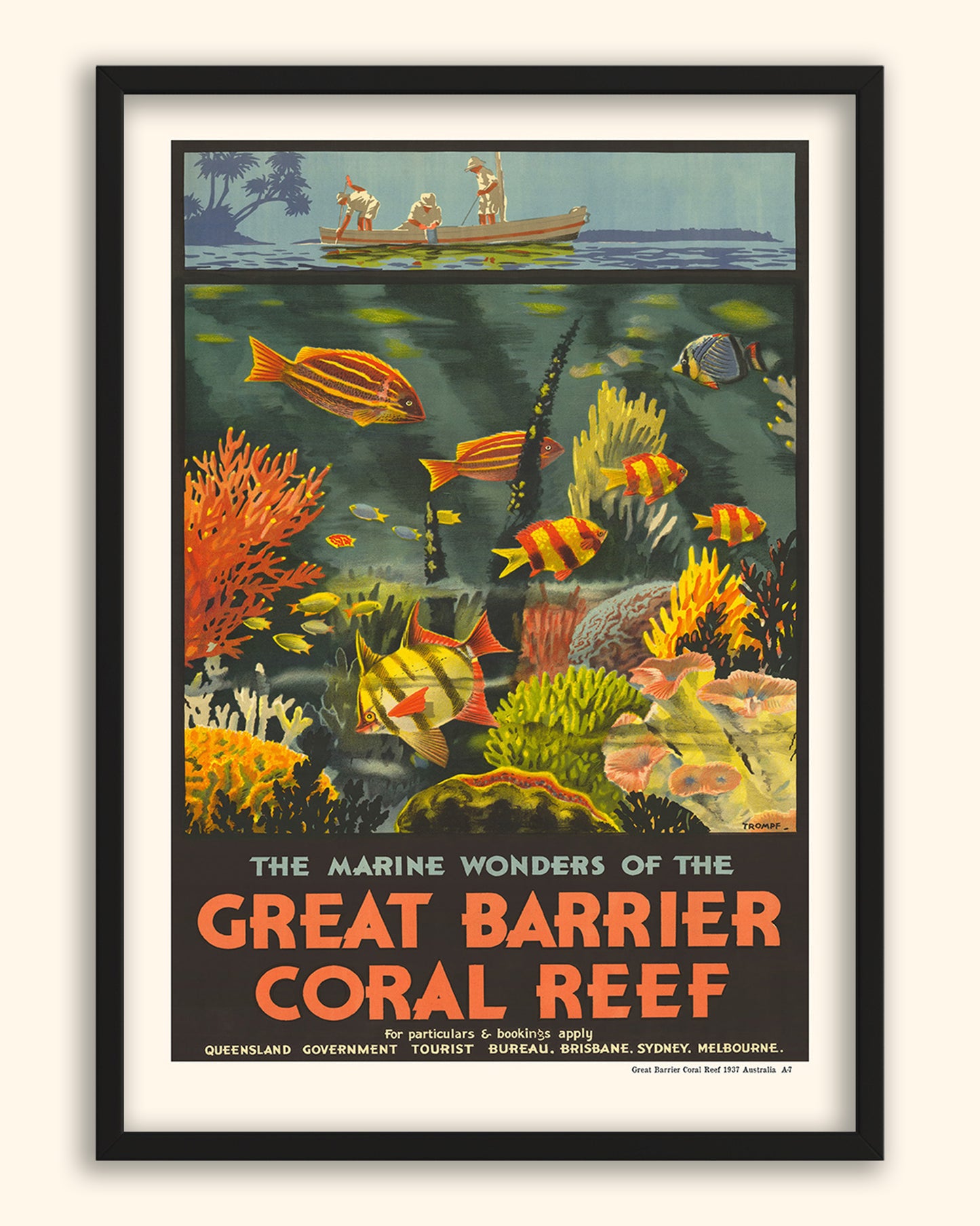 Great Barrier Coral Reef 1937 | Australia