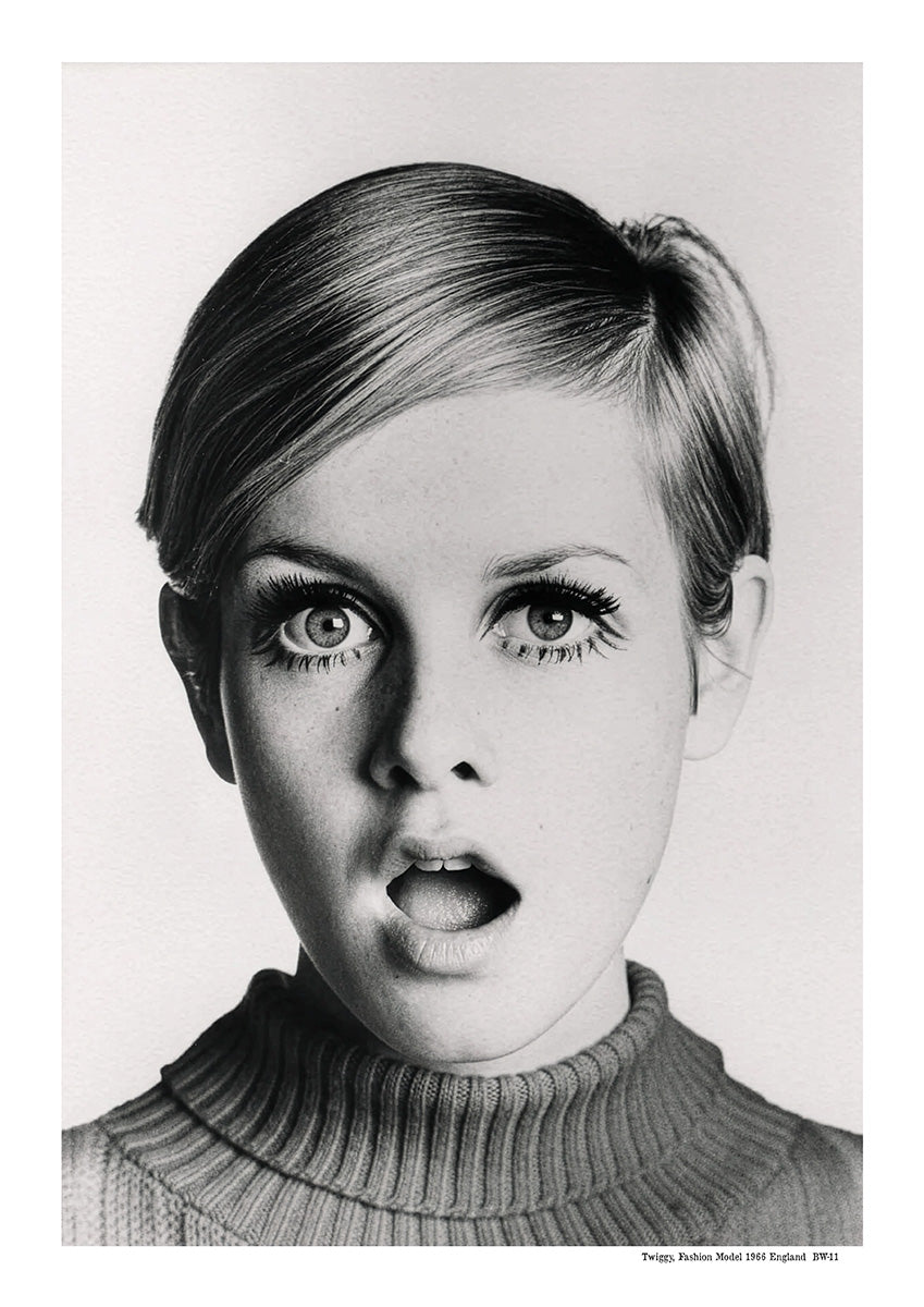 Twiggy, Fashion Model 1966 | England