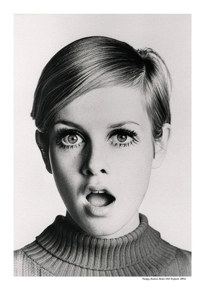 Twiggy, Fashion Model 1966 | England