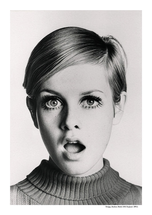 Twiggy, Fashion Model 1966 | England