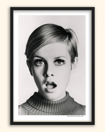 Twiggy, Fashion Model 1966 | England