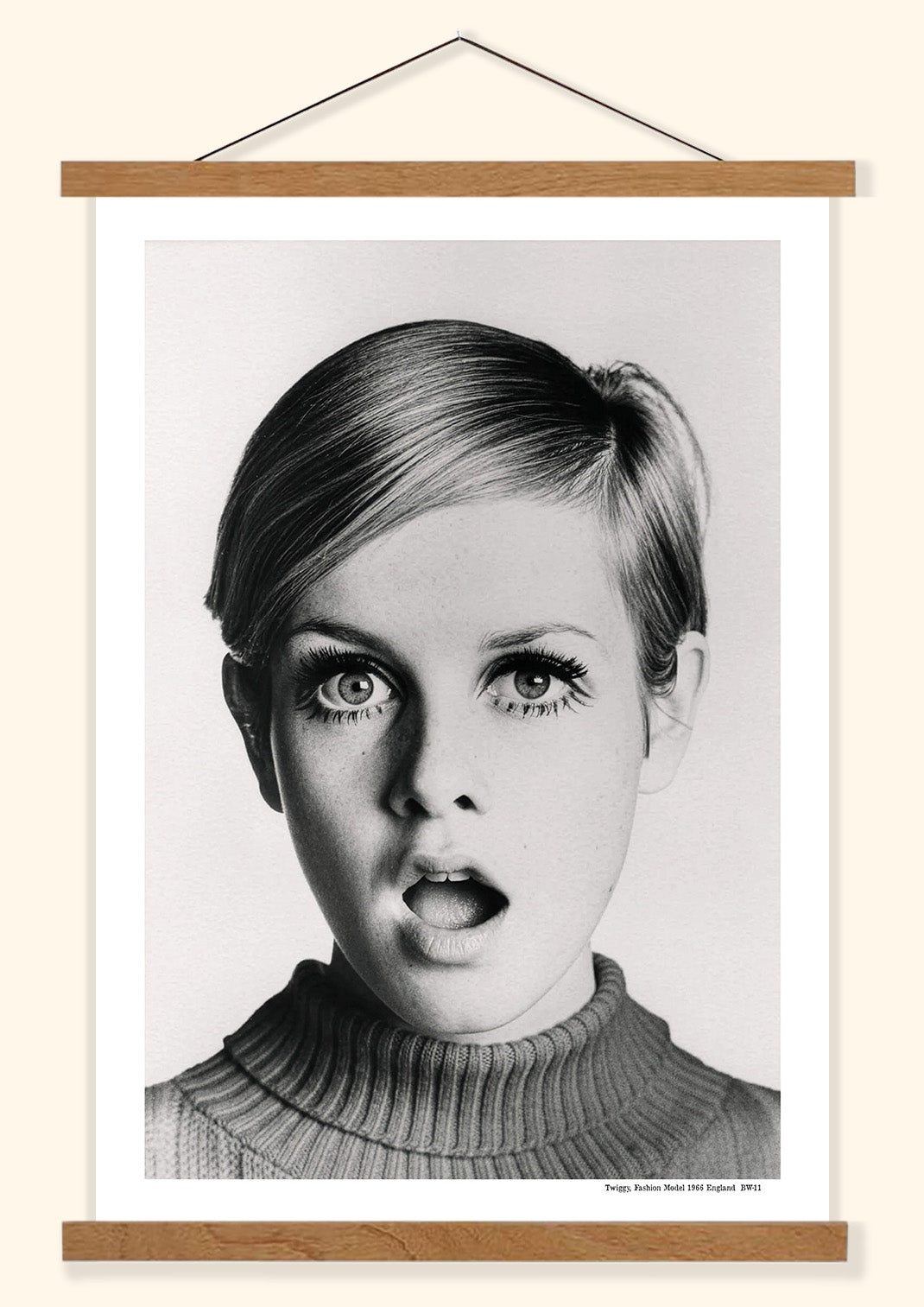 Twiggy, Fashion Model 1966 | England