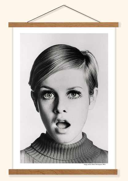 Twiggy, Fashion Model 1966 | England