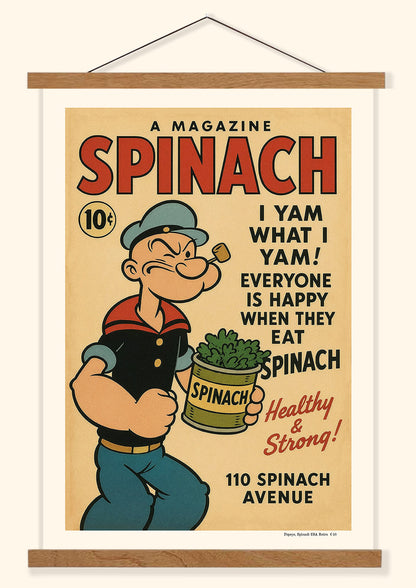 Popeye, Spinach (Retro)  | USA