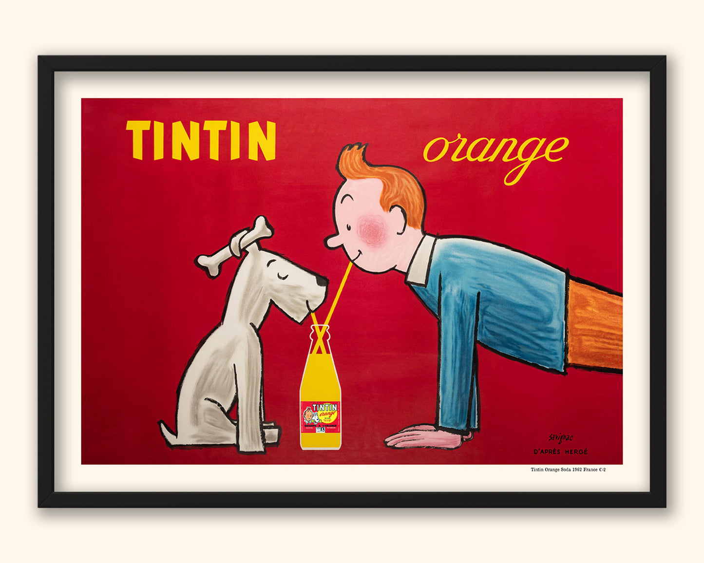 Tintin Orange Soda 1962 | France