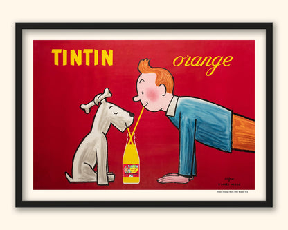 Tintin Orange Soda 1962 | France