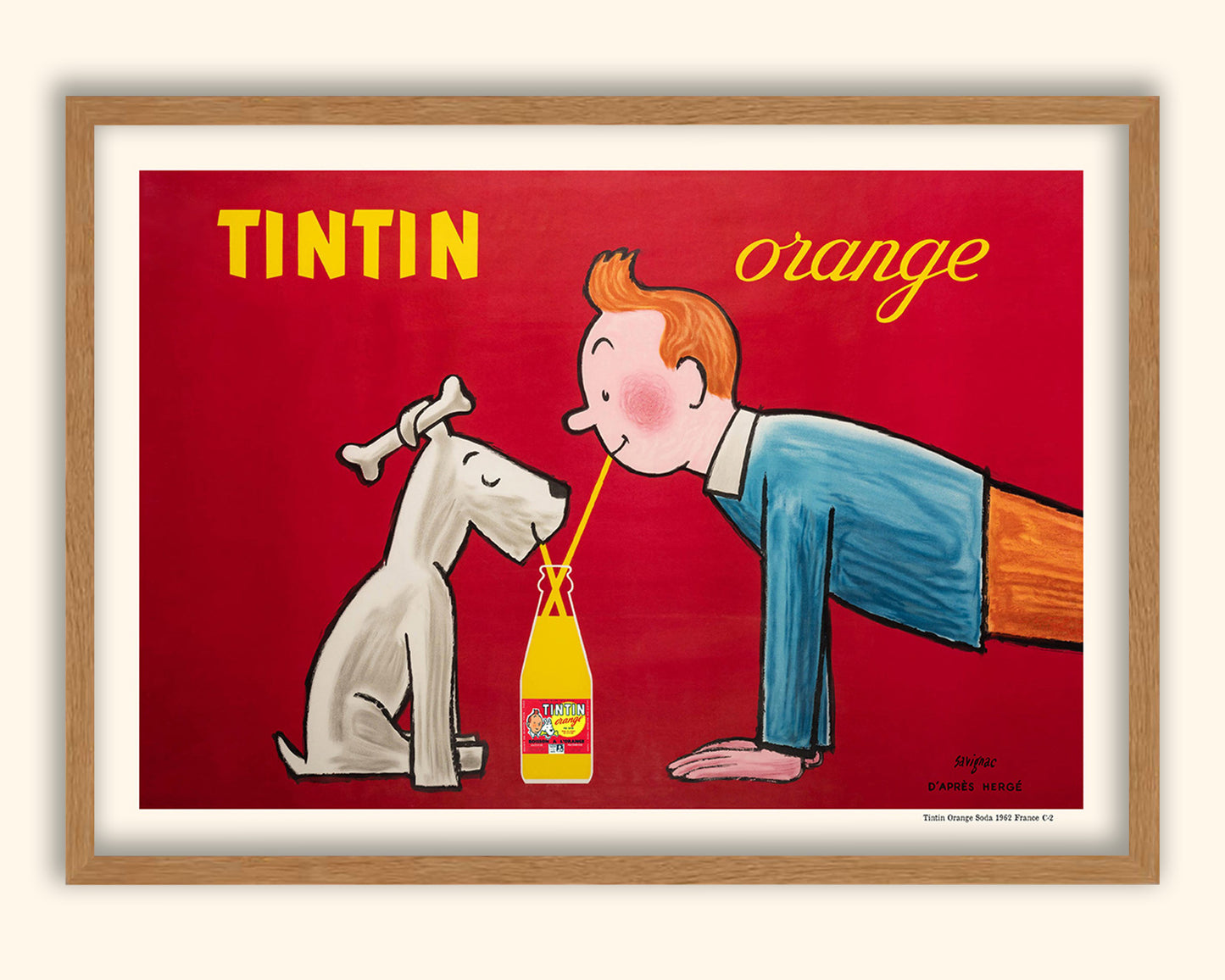 Tintin Orange Soda 1962 | France