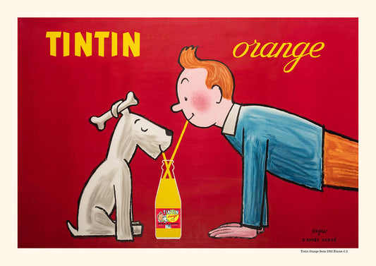 Tintin Orange Soda 1962 | France