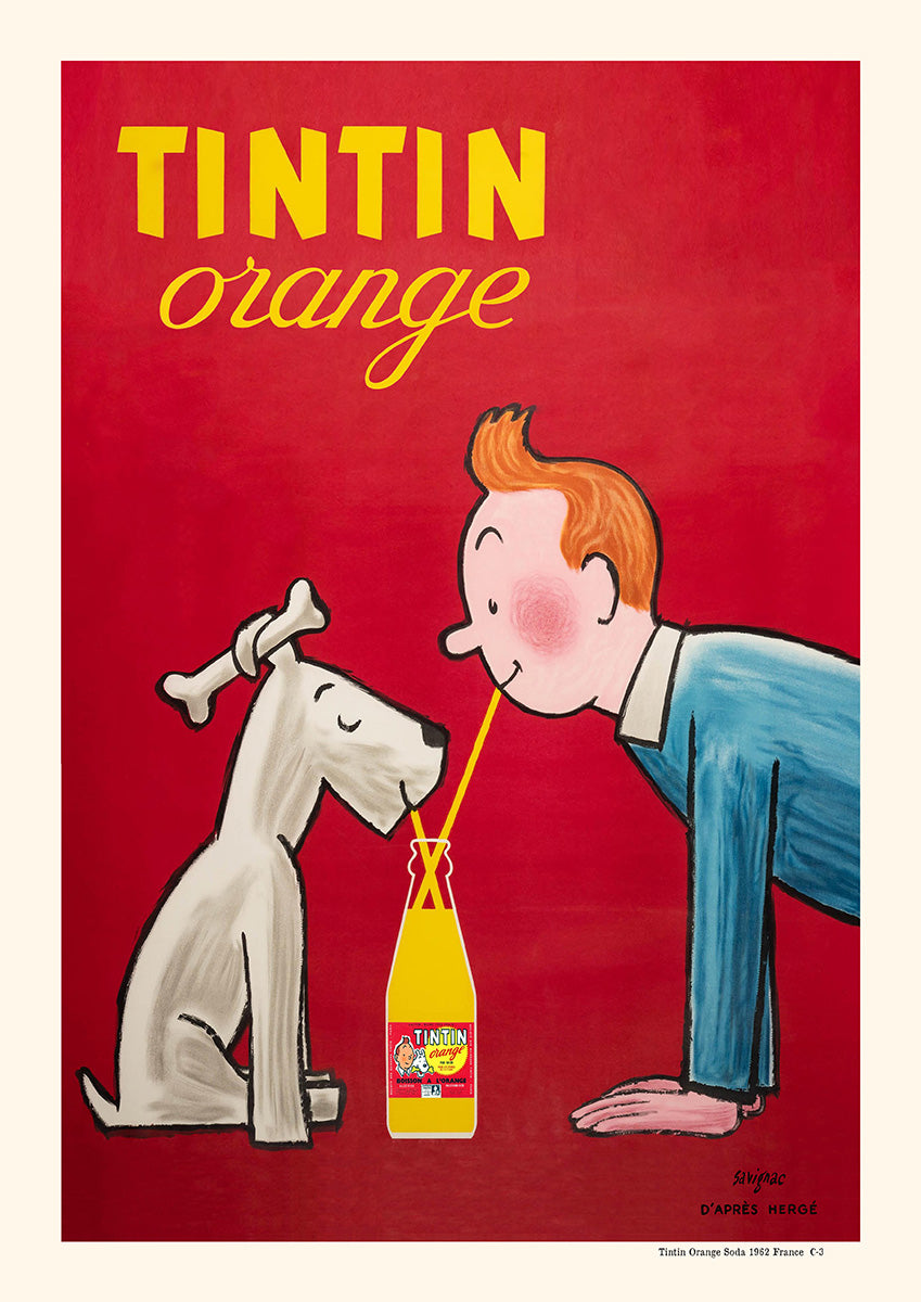 Tintin Orange Soda 1962 | France
