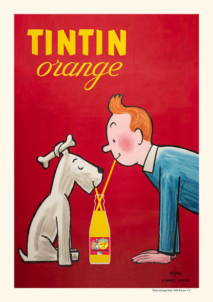 Tintin Orange Soda 1962 | France