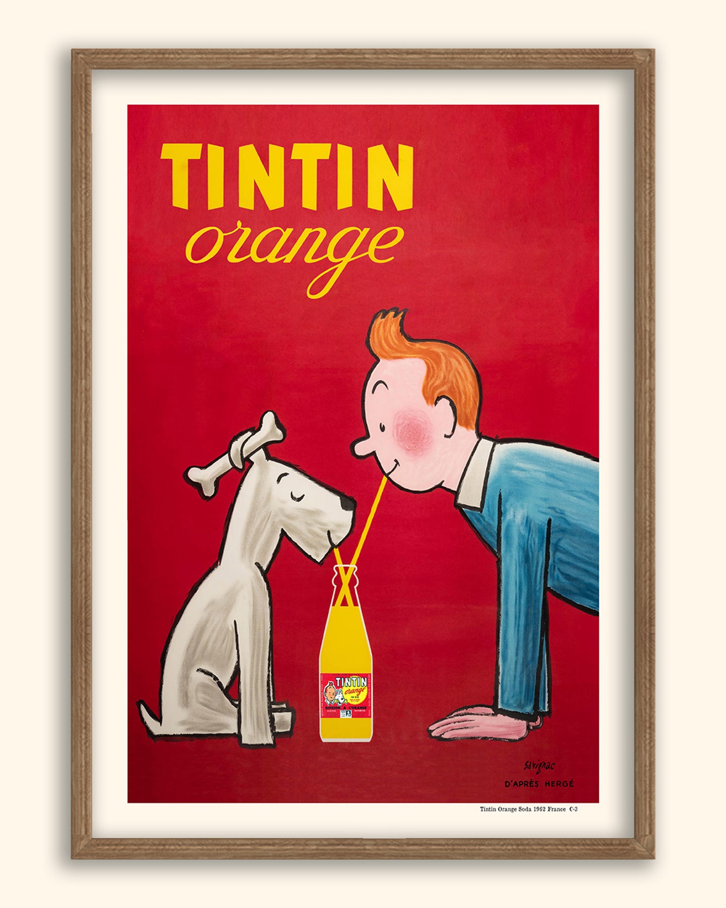 Tintin Orange Soda 1962 | France