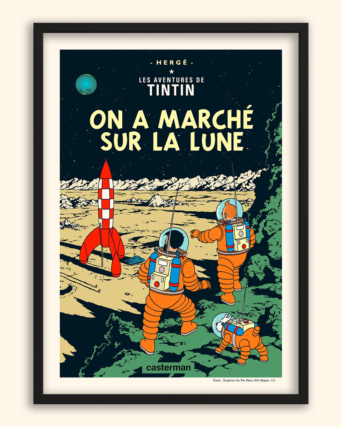 Tintin - Explorers On The Moon 1954 | Belgium