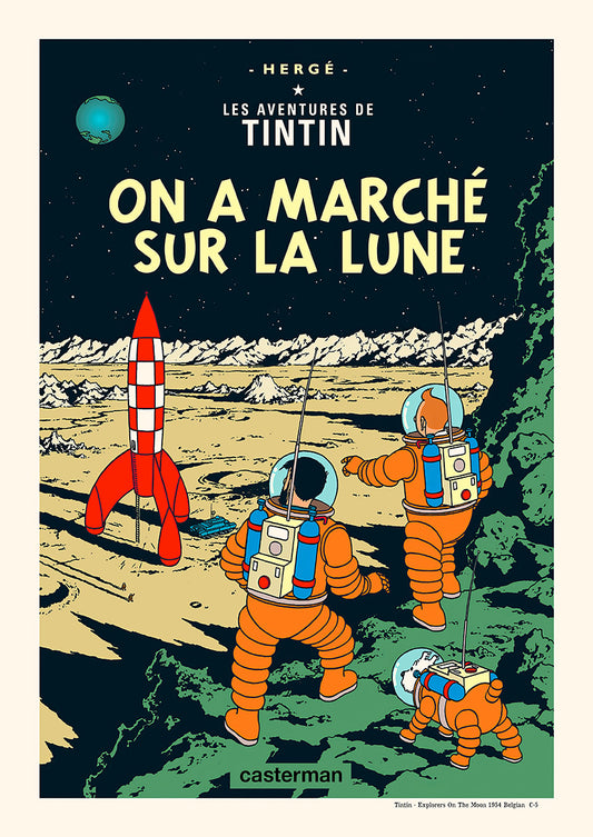 Tintin - Explorers On The Moon 1954 | Belgium
