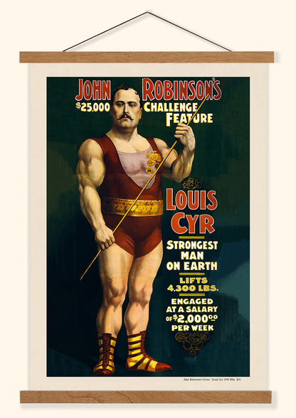 John Robinson’s Circus - Louis Cyr 1898 | USA