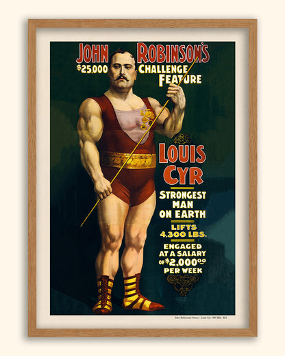 John Robinson’s Circus - Louis Cyr 1898 | USA