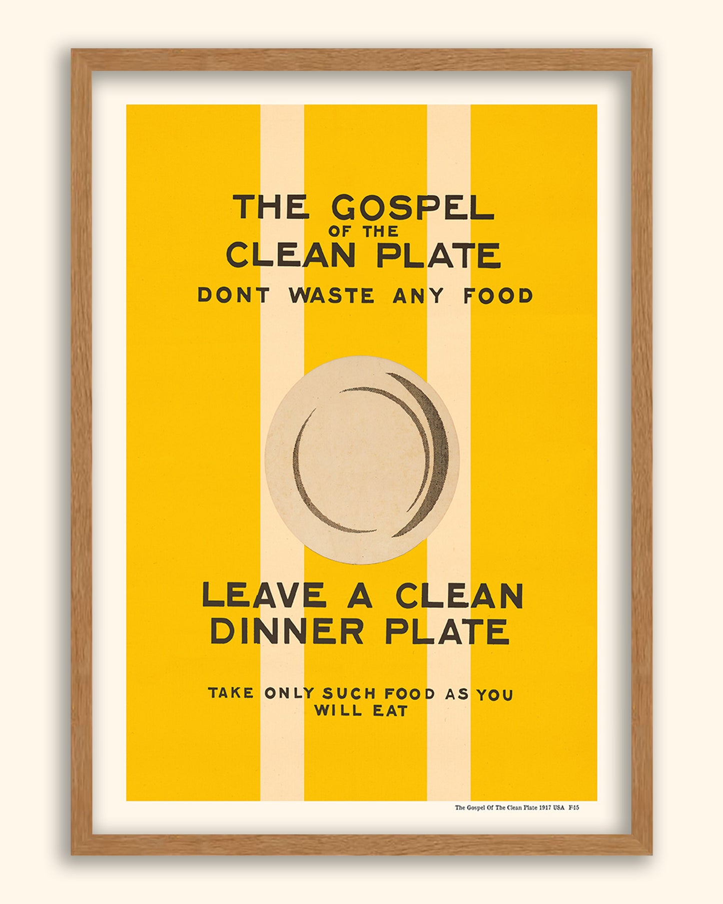 The Gospel of the Clean Plate 1917 | USA
