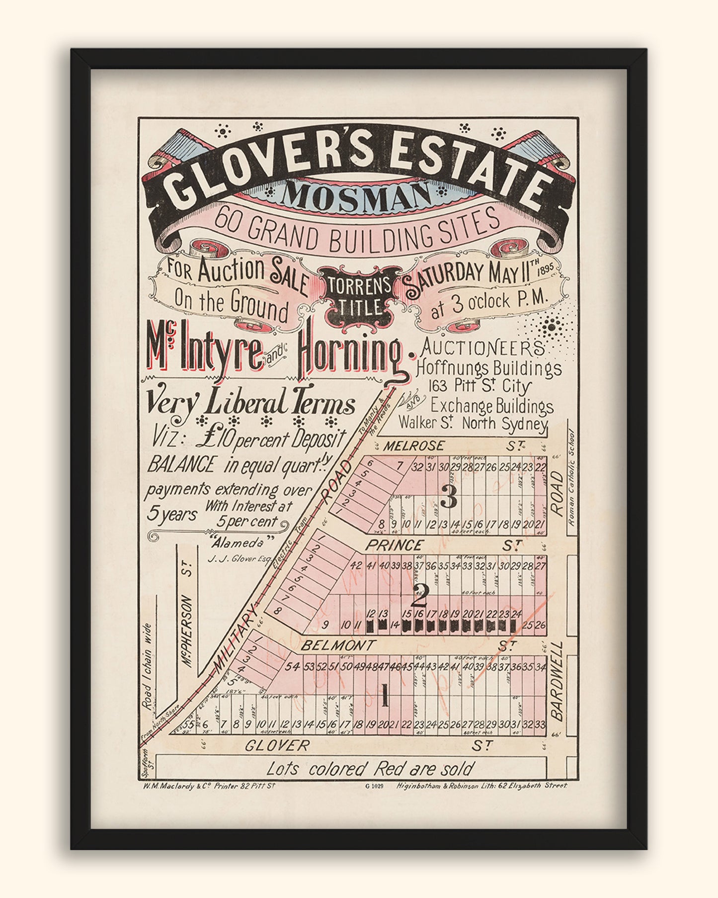 Mosman NSW - Subdivision 1895 | Australia