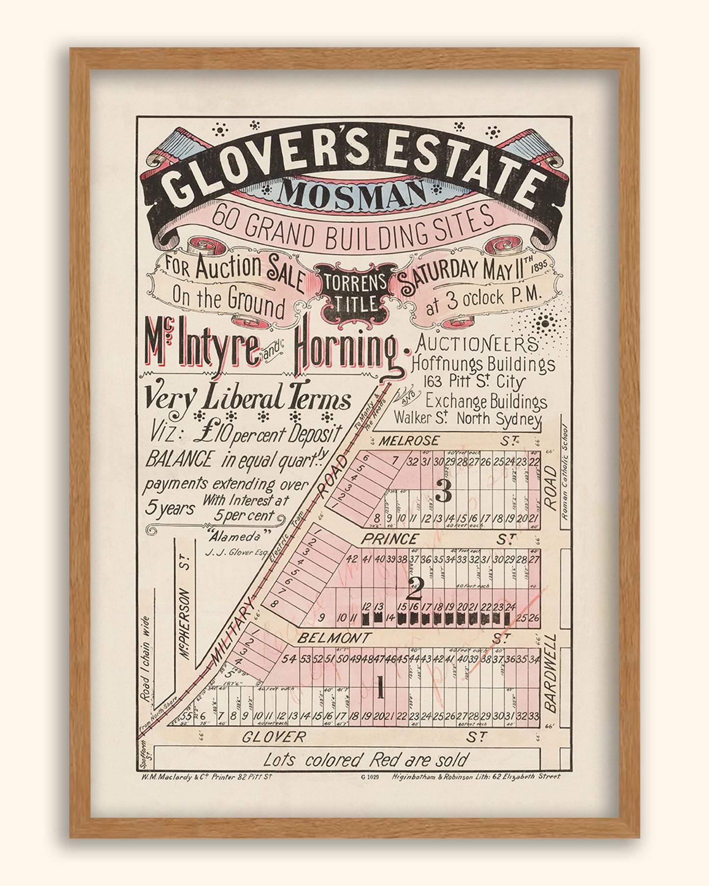 Mosman NSW - Subdivision 1895 | Australia