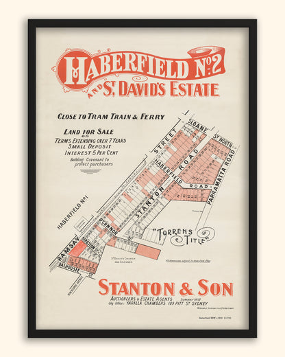 Haberfield NSW - Subdivision c.1900 | Australia