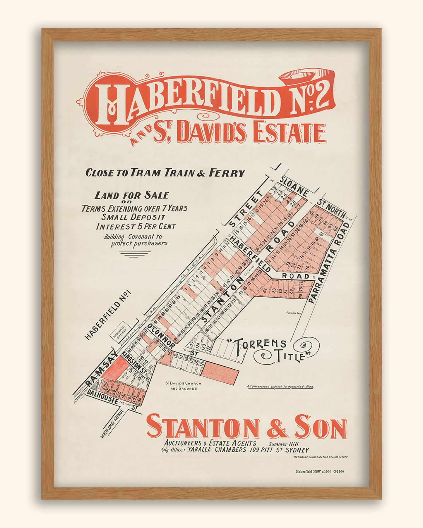Haberfield NSW - Subdivision c.1900 | Australia