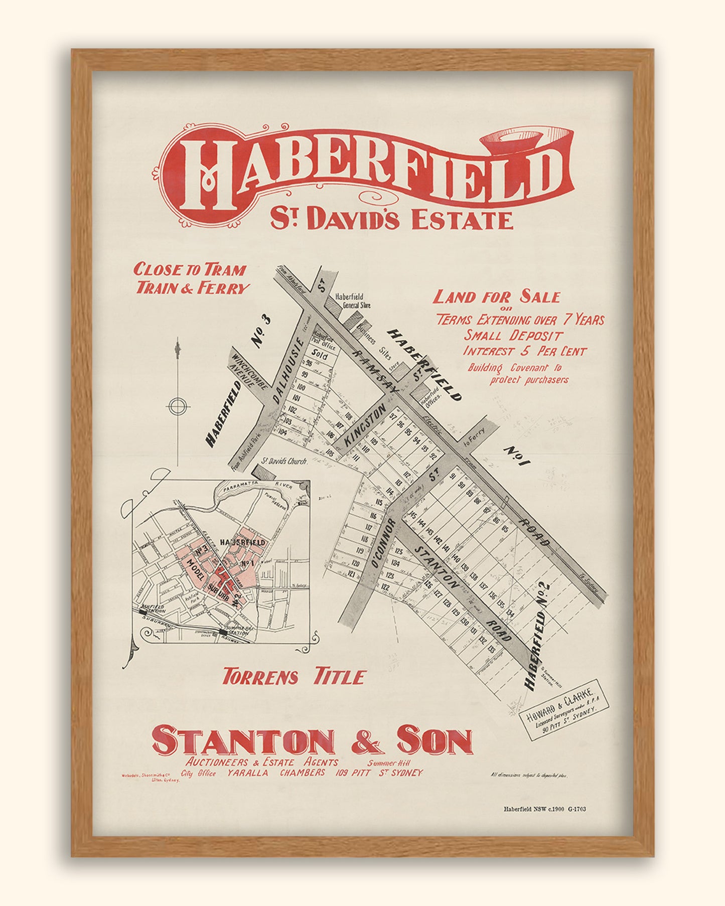 Haberfield NSW - Subdivision c.1900 | Australia