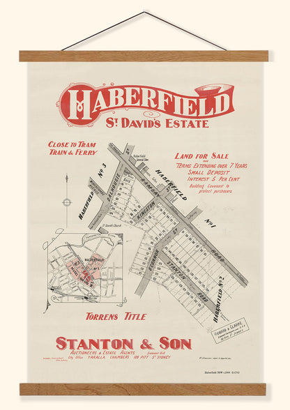 Haberfield NSW - Subdivision c.1900 | Australia