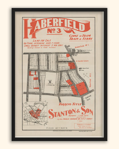 Haberfield NSW - Subdivision c.1900 | Australia