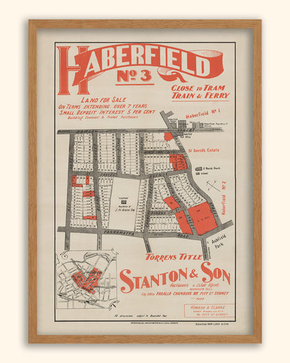 Haberfield NSW - Subdivision c.1900 | Australia