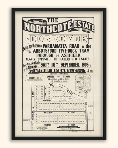 Haberfield NSW - Subdivision 1905 | Australia