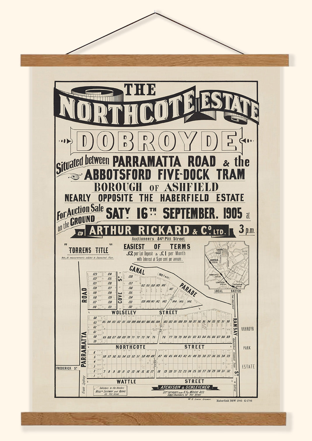 Haberfield NSW - Subdivision 1905 | Australia