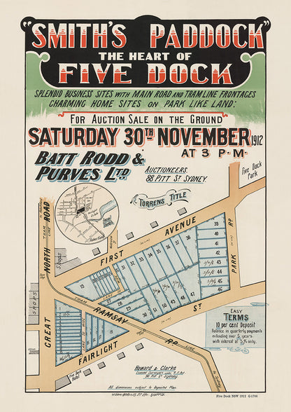 Five Dock NSW - Subdivision 1912 | Australia