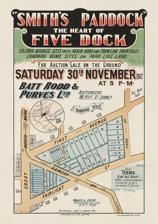 Five Dock NSW - Subdivision 1912 | Australia