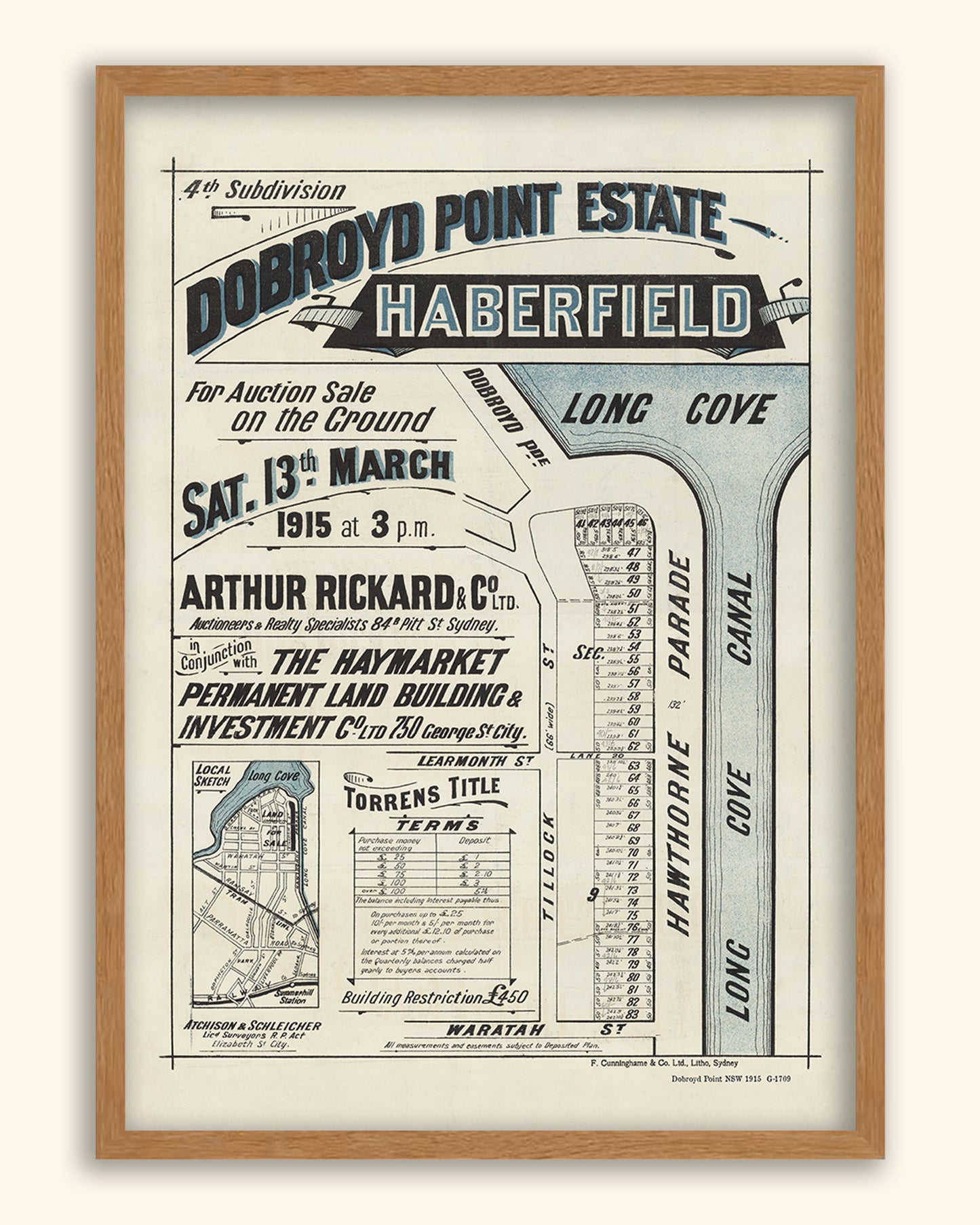 Dobroyd Point NSW - Subdivision 1915 | Australia