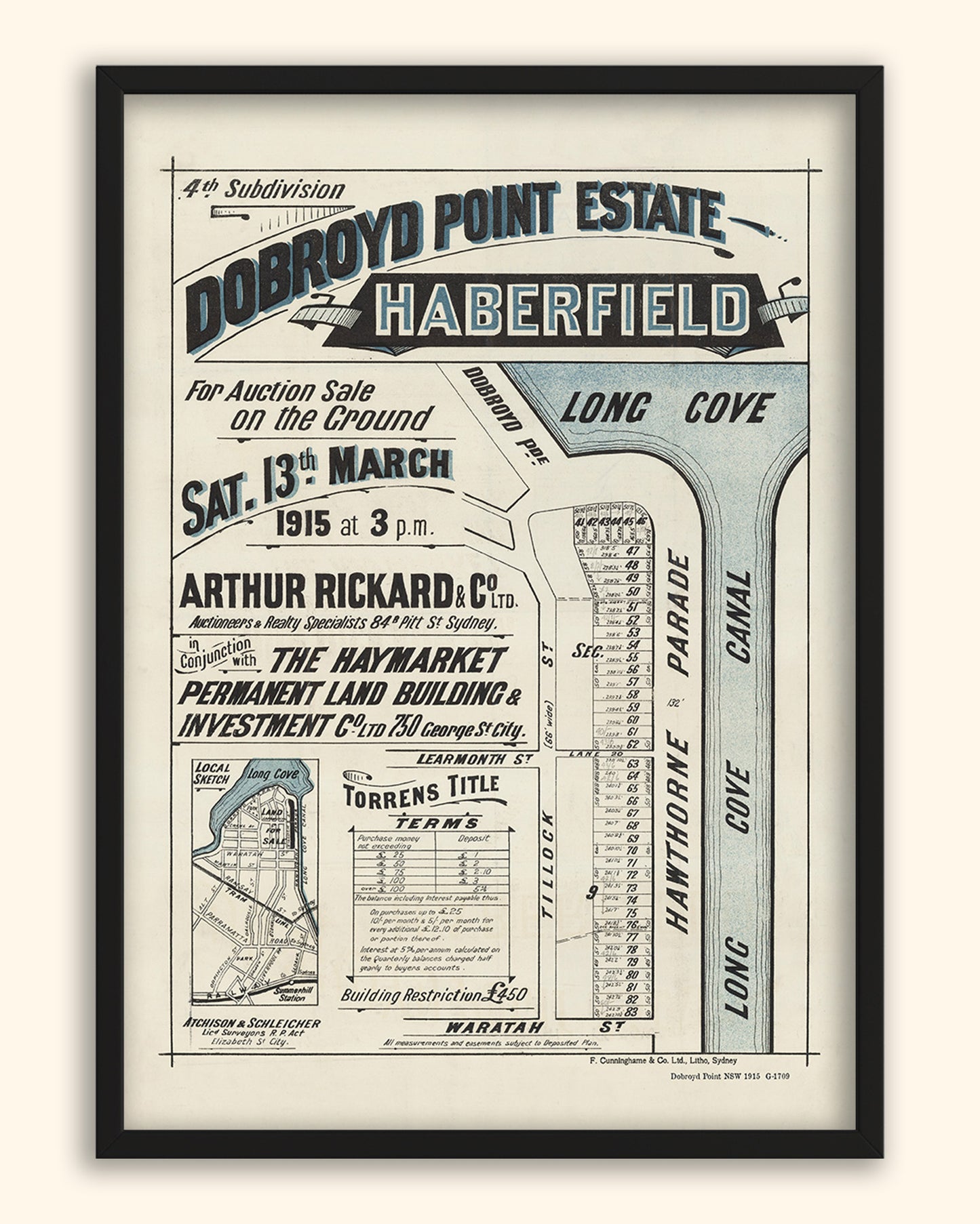 Dobroyd Point NSW - Subdivision 1915 | Australia