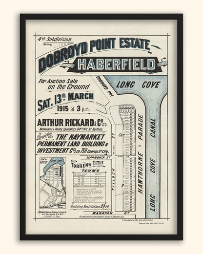 Dobroyd Point NSW - Subdivision 1915 | Australia