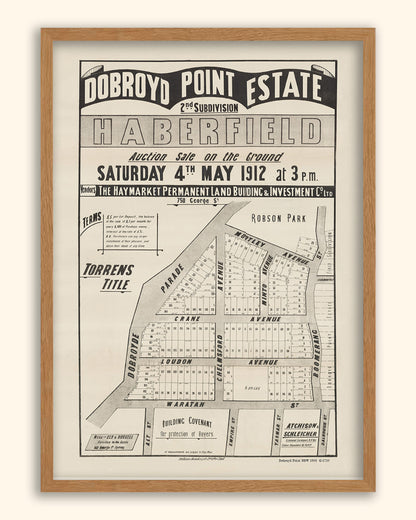 Dobroyd Point NSW - Subdivision 1912 | Australia