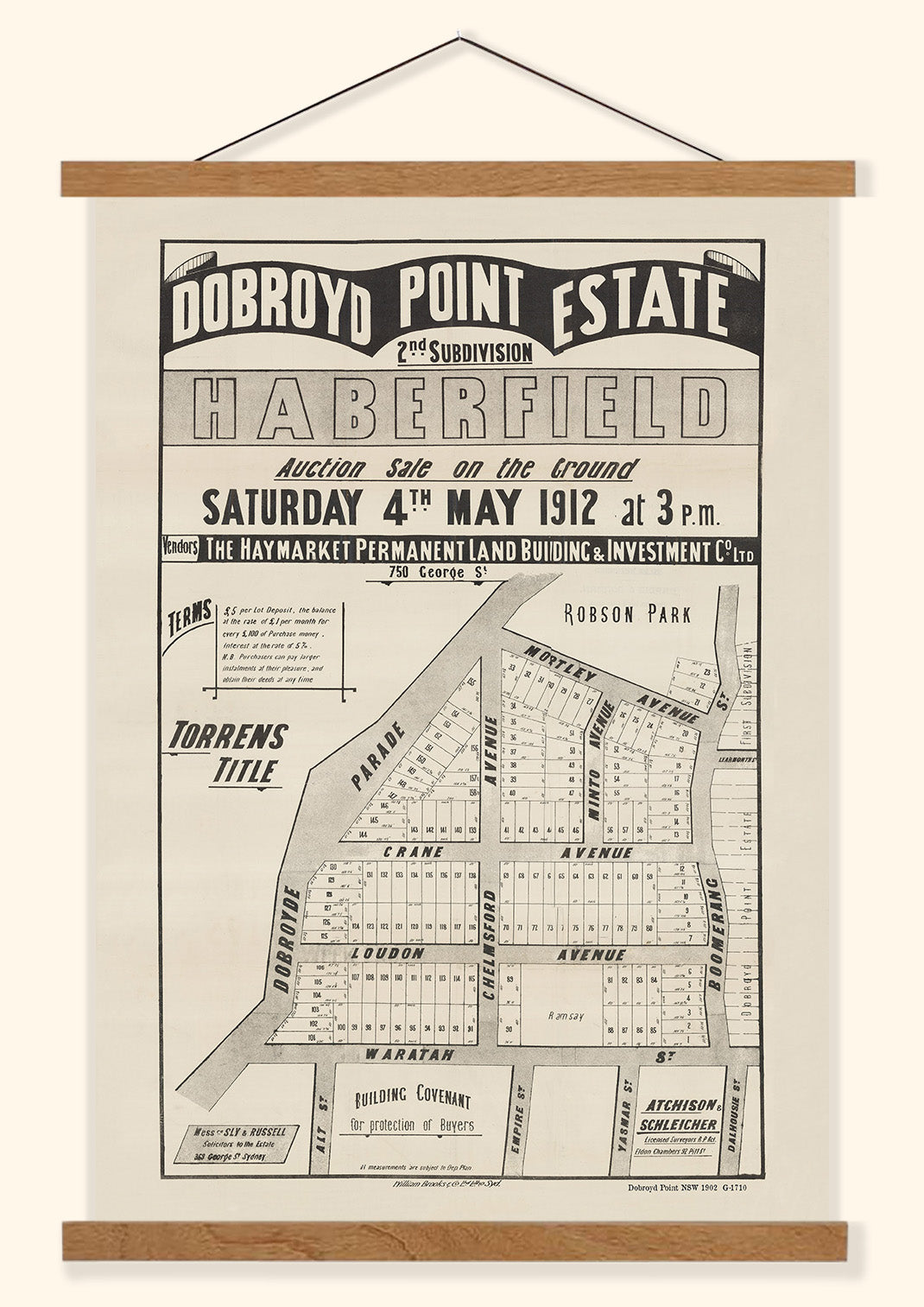 Dobroyd Point NSW - Subdivision 1912 | Australia