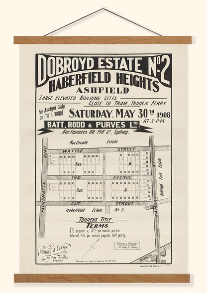 Haberfield NSW - Subdivision 1908 | Australia
