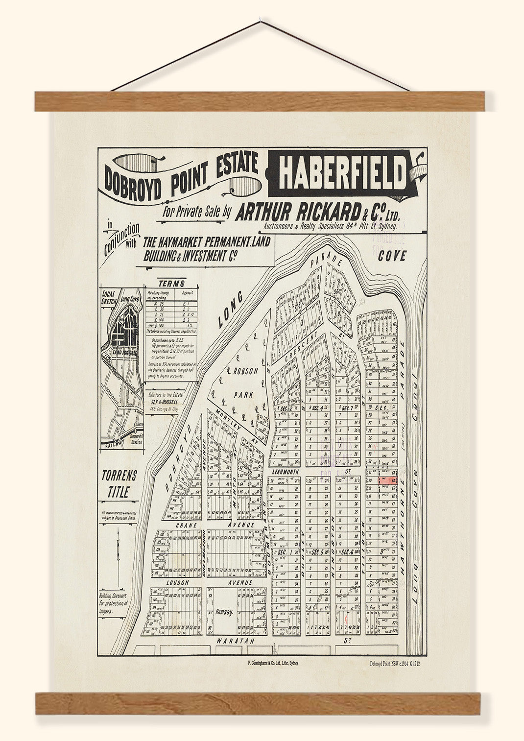 Dobroyd Point NSW - Subdivision c.1914 | Australia