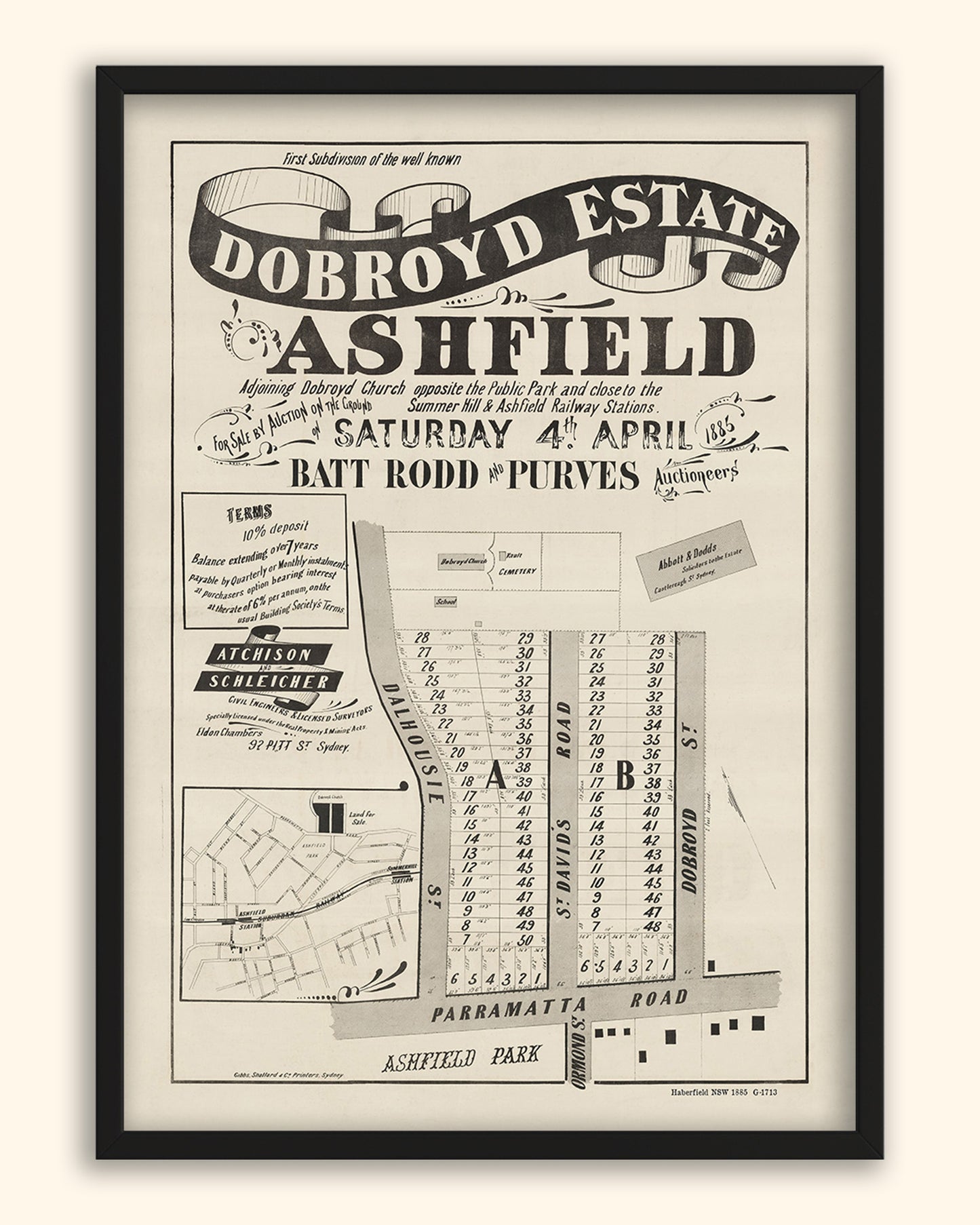 Haberfield NSW - Subdivision 1885 | Australia