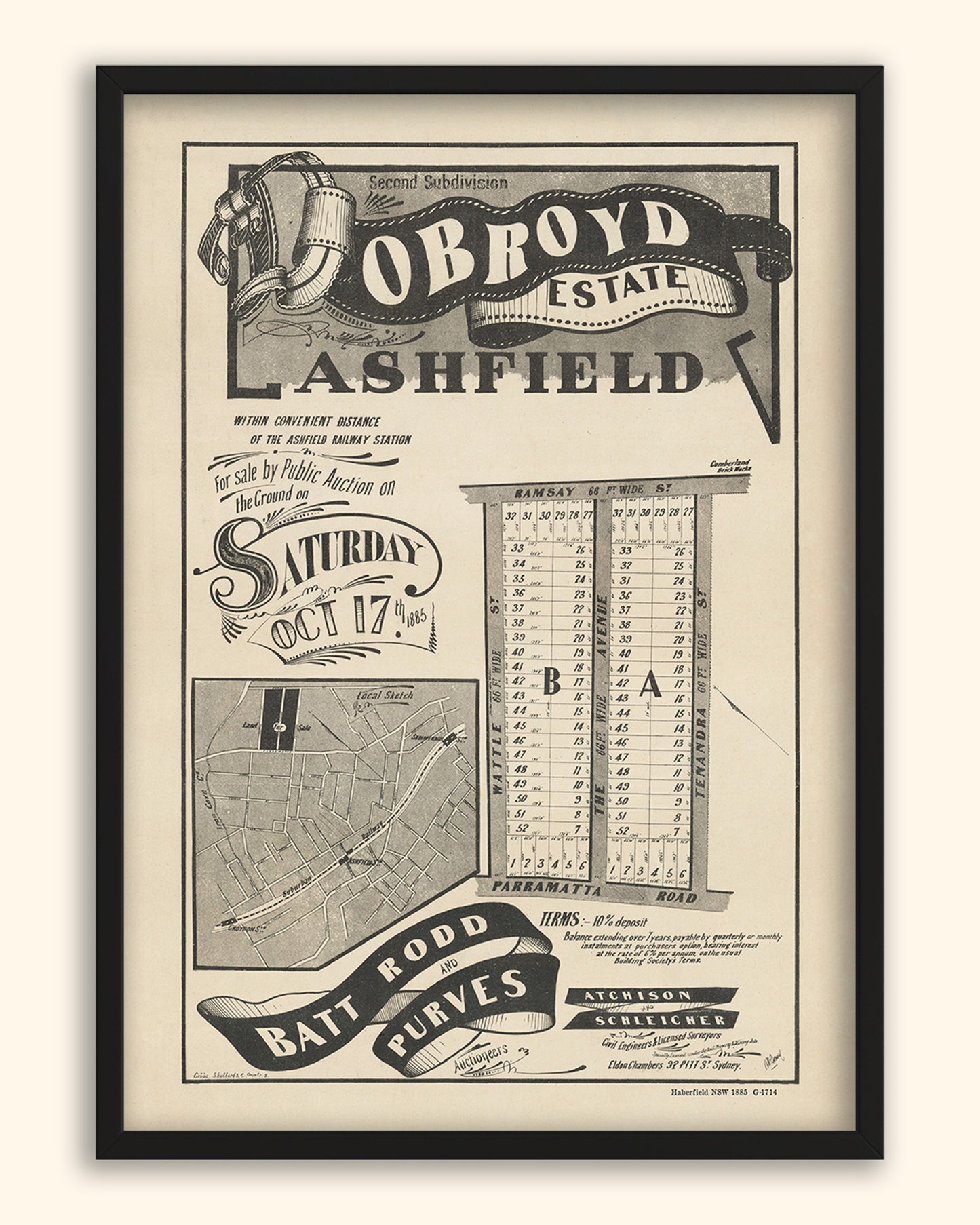 Haberfield NSW - Subdivision 1885 | Australia