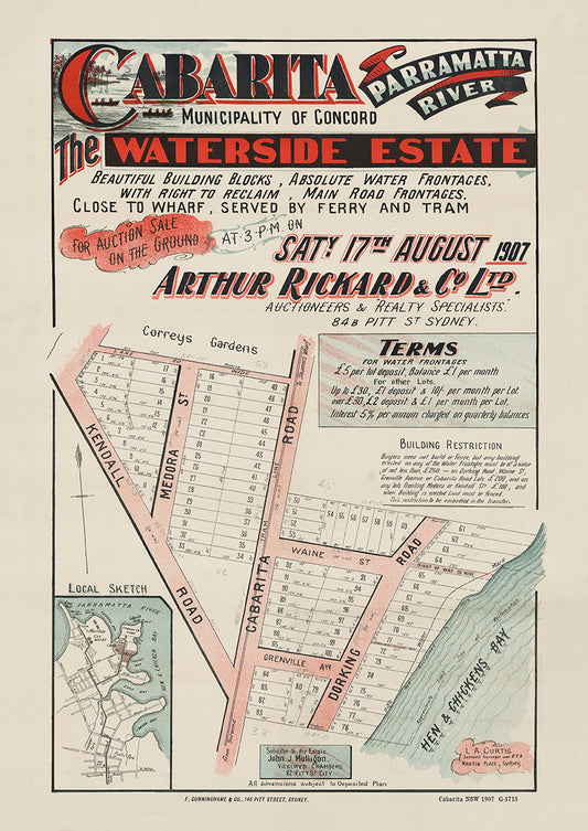 Cabarita NSW - Subdivision 1907 | Australia