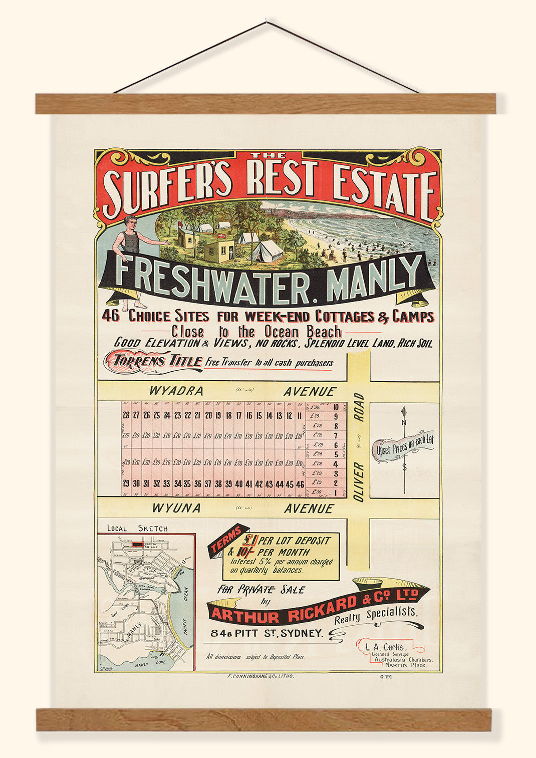 Freshwater NSW - Subdivision 1920s | Australia