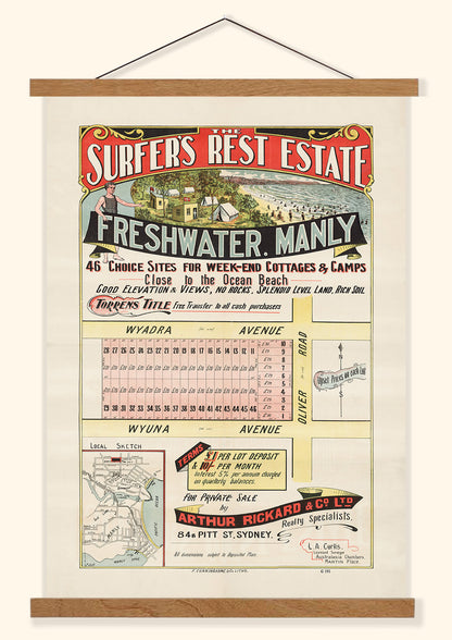 Freshwater NSW - Subdivision 1920s | Australia
